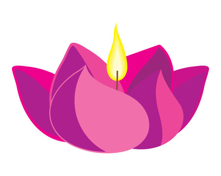 diwali diya lamp lotus shape