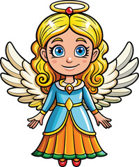 A angel cartoon character illustration