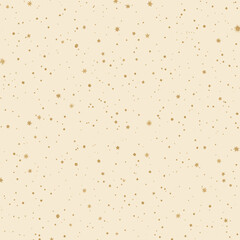 Light cream seamless grain paper texture. Vintage pattern. Vector illustration.