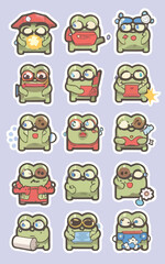 2d vector illustration for cartoon character design for kids and comic book stickers printing and cartoon movie 
