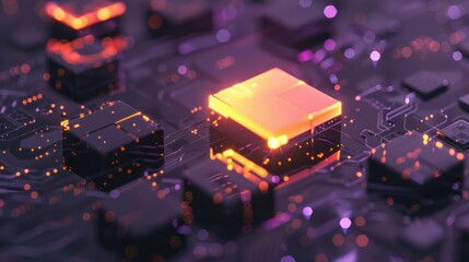 Glowing Circuitry