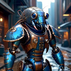 Steampunk Lobster Hybrid