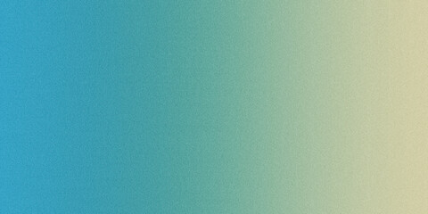 Teal, Beige and green grainy gradient background poster backdrop noise texture,