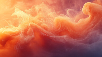 orange smoke texture background