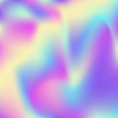 Obraz premium Pearlescent Texture. Pink Shiny Background. Rainbow Mesh. Iridescent Gradient. Fantasy Cover. Hologram Gradient. Metal Gasoline Brochure. Soft Design. Purple Pearlescent Texture