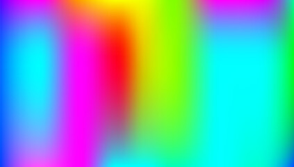 Iridescent Texture. Shiny Futuristic Invitation. Plastic Paper. Hologram Background. Holographic Gradient. Trendy Light. Metal Shapes. Violet Pop Background. Blue Iridescent Texture