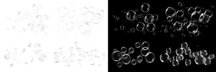 PNG Transparent bubble overlay textures