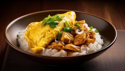 Japanese dish Oyakodon
