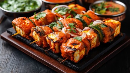 Paneer Tikka - Traditional Indian food
