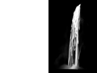 PNG Dynamic water fountain display