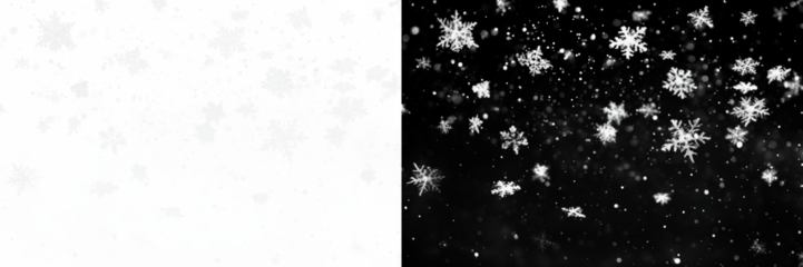 PNG Falling snowflakes winter background