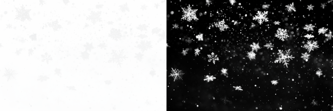 PNG Falling snowflakes winter background