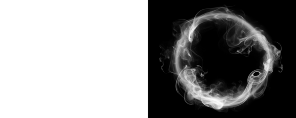PNG Abstract smoke ring design
