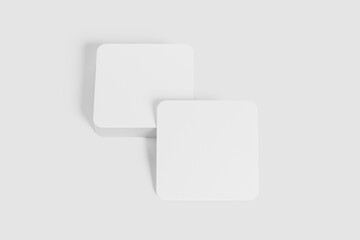 Coasters Blank Mockup