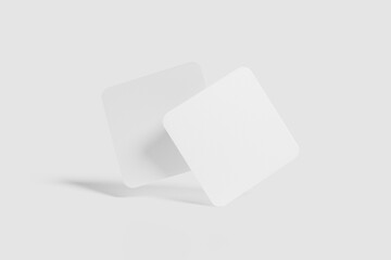 Coasters Blank Mockup