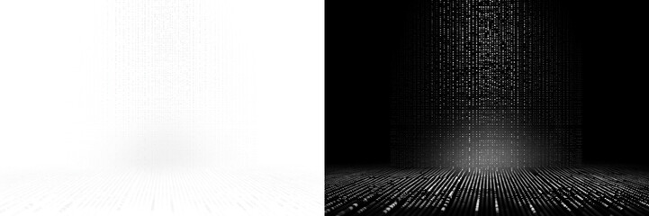 PNG Digital binary code abstract background