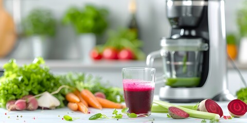  Making Detox Smoothie At Home. Woman pouring smoothie to glass. healthy food concept
