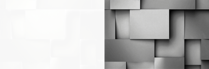 PNG Abstract geometric monochrome wall design