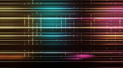 Colorful glowing lines are streaking across a dark background, giving a sense of speed and movement. This abstract background is perfect for technology, communication, or internet-themed projects
