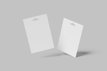 Hanging Gift Card Blank Mockup