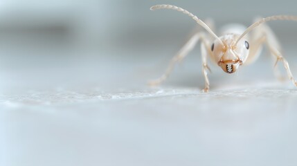 Isolated Red Ant