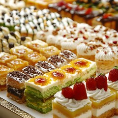 Close-up of sweet food over white background,Romania
