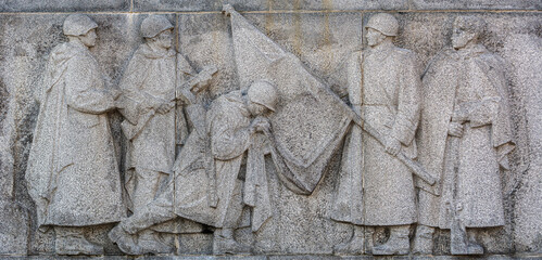 Obraz premium Relief statue 