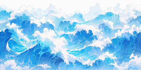 Obraz premium ocean wave pattern