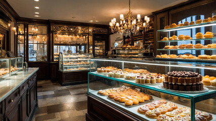 Fototapeta premium French Pastry Shop