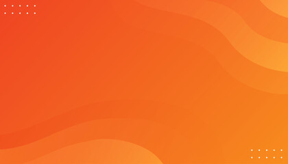 Orange elements with fluid gradient. Dynamic shapes composition. Eps10 vector