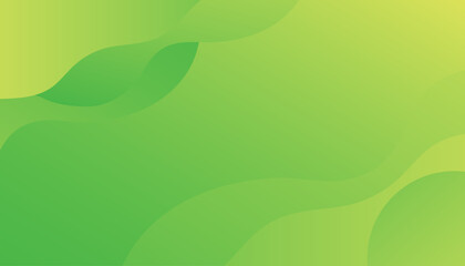 green Gradient Color Design Template Vector