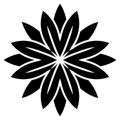 abstract floral icon