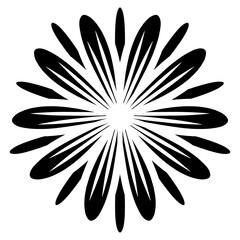 abstract flower plant