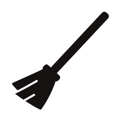 The witch's broom icon. The Halloween holiday.