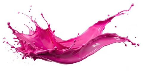 Pink paint splash on white background, pink, paint, splash, abstract, colorful, vibrant, creative, artistic, texture, liquid