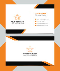 Clean business card design