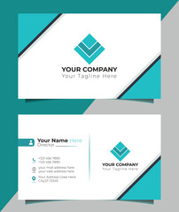 Clean business card design