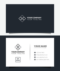 Clean business card design