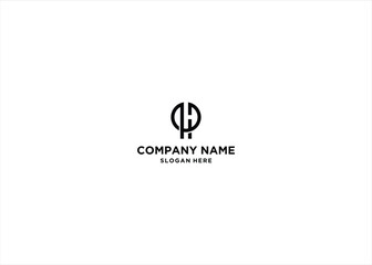 Logo H Abstract Stock Vector