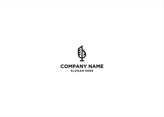 Leaf Apartment Logo Design Template