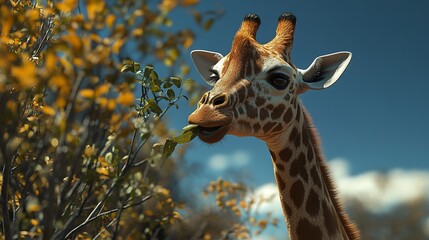 The slightly furry texture of a giraffes tongue used for grasping leaves from tall trees. 