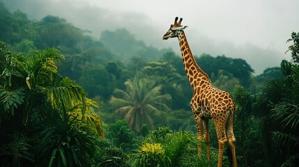 Obraz premium giraffe in the wild