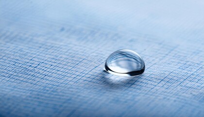 A drop of water on a leaf