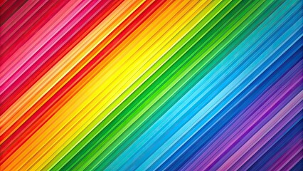Obraz premium Abstract geometric striped background with rainbow spectrum colors, geometric, abstract, background, spectrum, colors