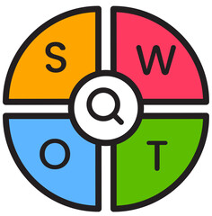 Bussines Development, SWOT Analysis Icon