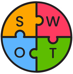 Bussines Development, SWOT Analysis Icon