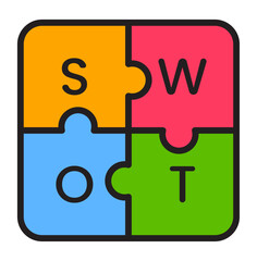 Bussines Development, SWOT Analysis Icon