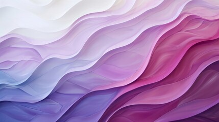A modern art piece showcasing a gradient flow from a calming lavender to a bold fuchsia