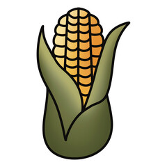 Corn, yellow corn fall autumn