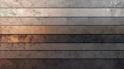 Abstract background with grunge concrete bands in light to dark gradient, accented by copper stripe for industrial touch